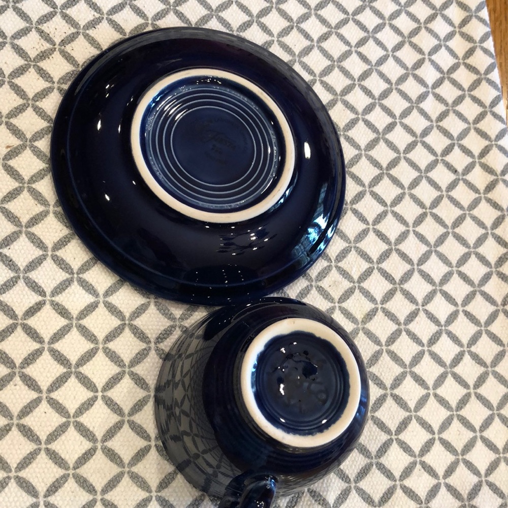 Fiesta cup and saucer - Picture 2 of 3
